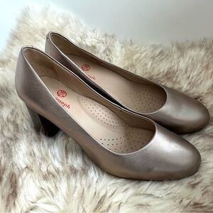Marc Joseph Women's Bronze Heels, Women’s Size 8 M
